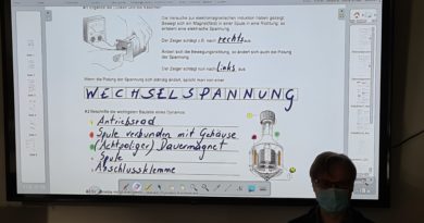 Neue Ausstattung im Physiksaal… Neue Ausstattung im Physiksaal…