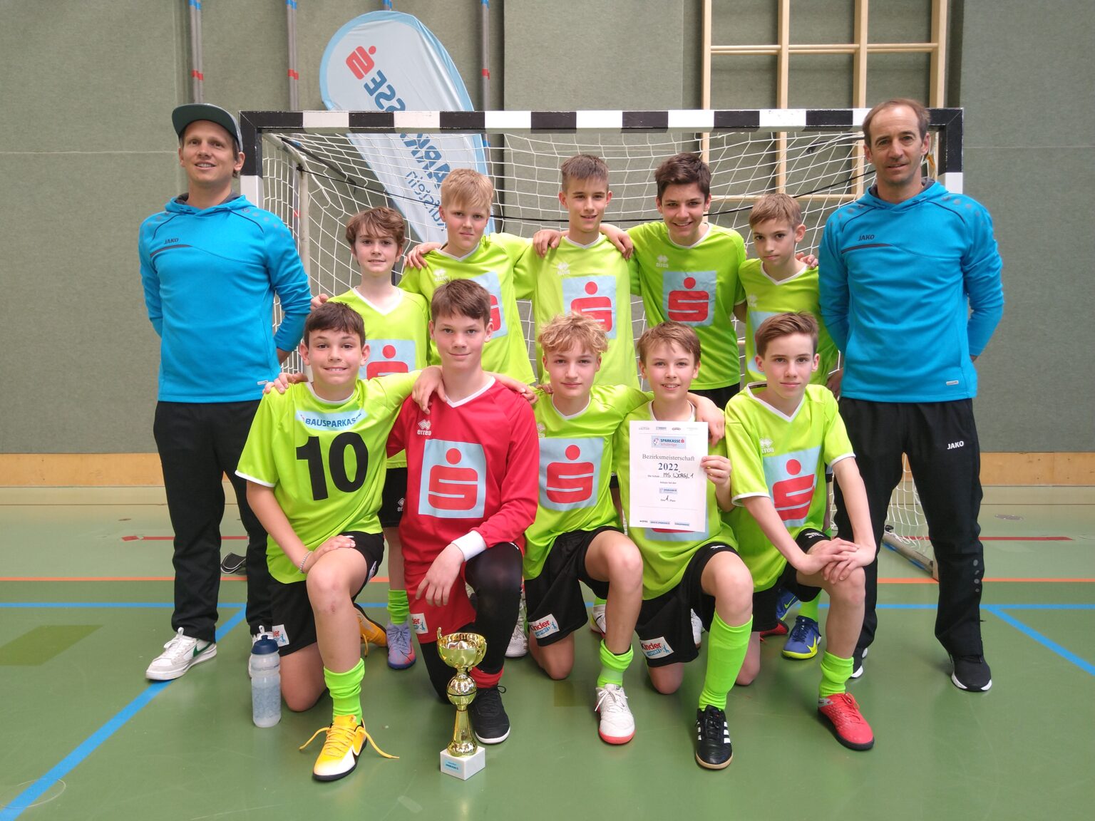 MS 1 Wörgl kürt sich zum Futsal-Schülerliga-Bezirksmeister – MS 1 Wörgl